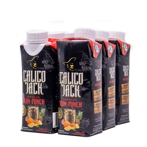 Calico Jack Fruit Blend Flavored Jamaican Rum Punch Units Ml