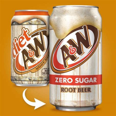 Aandw Root Beer Can