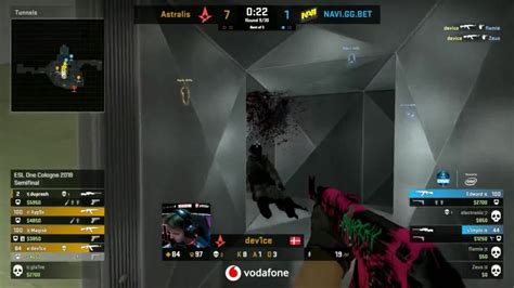 CS GO Astralis Vs NaVi Nuke Map 2 Semifinals ESL One Cologne