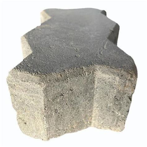 Grey Zig Zag Concrete Paver Block At Rs Piece Concrete Paver Block