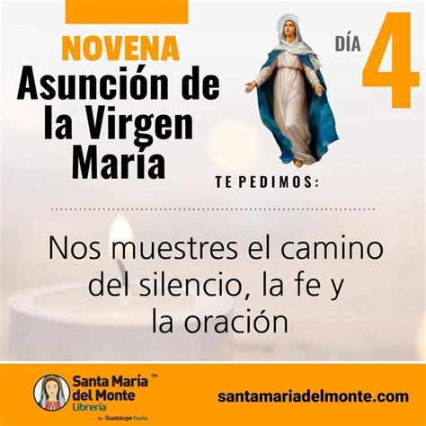 Pin van Adriana Parada S op Novena por la Asunción de la Virgen María