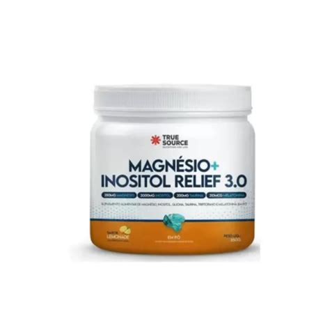 Magn Sio Inositol Relief G True Source Corpo Vida