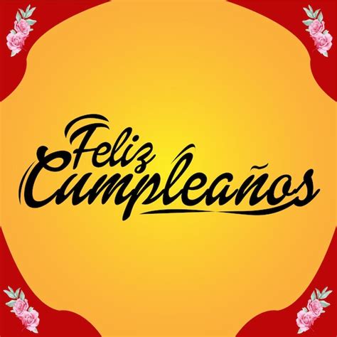 Concepto De Letras De Feliz Cumplea Os Con Flores Vector Premium