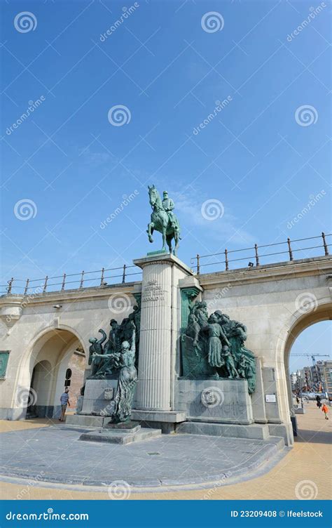 Statue Of King Leopold Ii Of Belgium Editorial Stock Photo Image Of