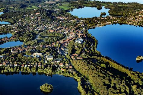 Pl N Aus Der Vogelperspektive Seen Kette Und Uferbereiche Des Pl Ner