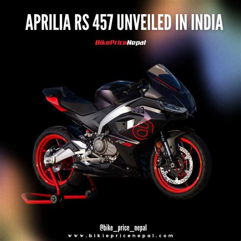 Aprilia Rs 457 Unveiled In India Bike Price Nepal