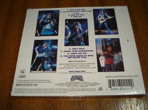 Cd Ac Dc Who Made Who Nuevo Y Sellado Digipack Cuotas Sin Inter S