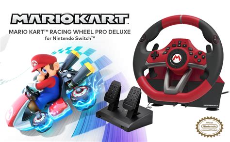 Nintendo Switch Mario Kart Racing Wheel Pro Deluxe By Hori Officially