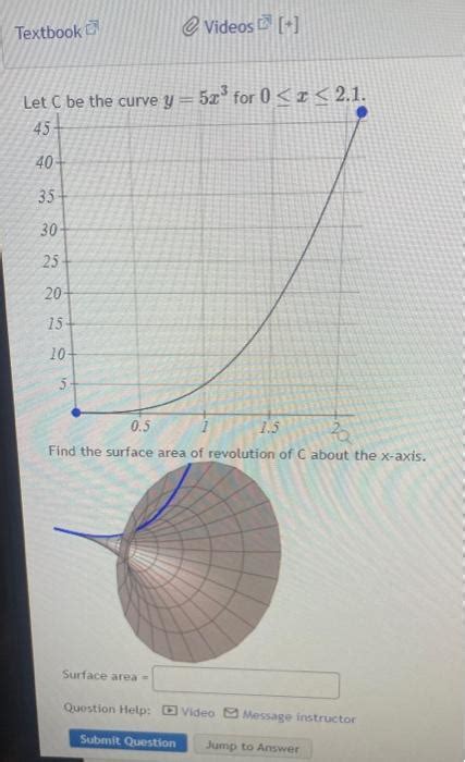 Let C Be The Curve Y 5x3 For 0x2 1 Find The Chegg