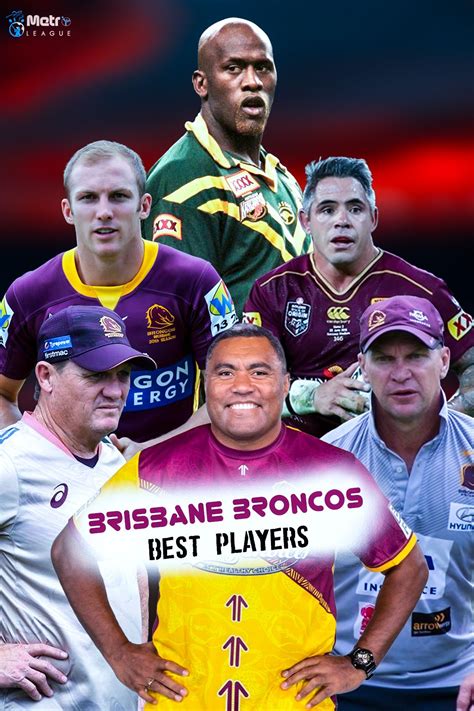 BRISBANE BRONCOS BEST PLAYERS OF ALL TIME in 2023 | Brisbane broncos, National rugby league ...