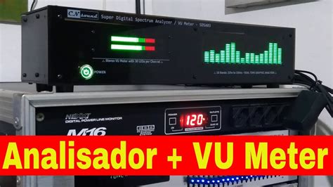 Analisador De Espectro E Vu Meter Spectrum Analyzer Sdsa