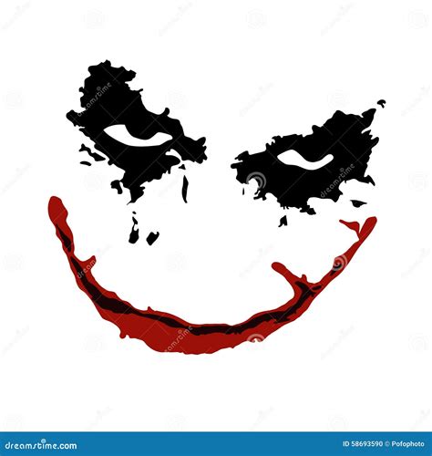 Joker Face Vector Stock Photo Image 58693590