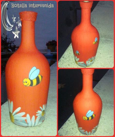 Lista Foto Botellas De Vidrio Pintadas A Mano Actualizar