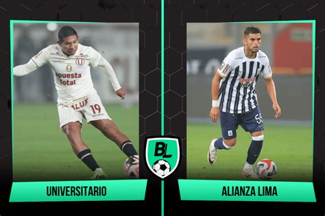 Clásico Universitario vs Alianza Lima alineaciones horario