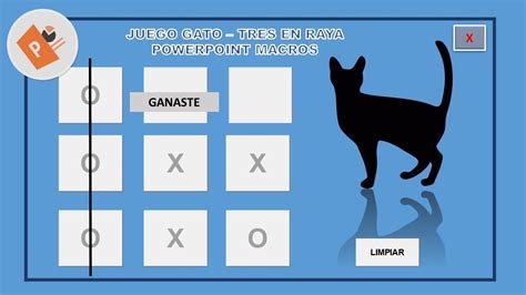 Juego Del Gato Tres En Raya Tic Tac Toe Powerpoint Macros Youtube