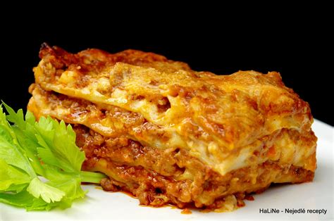 Nejedlé recepty Lasagne alla bolognese