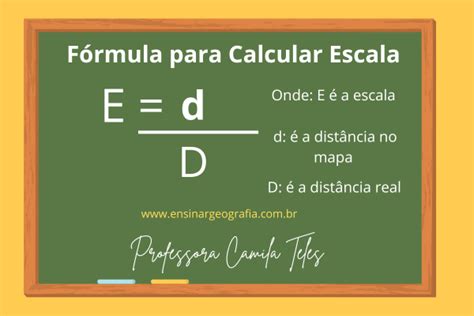 Formula De Escala - Aula de geografia e como calcular escala de forma fácil com seus alunos