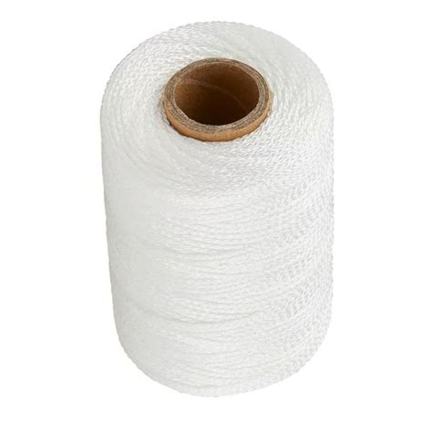 Avedson Everbilt In X Ft Poly Twisted Mason Twine Refill White