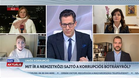 Napi aktuális Az uniós korrupciós botrány megjelenése a sajtóban