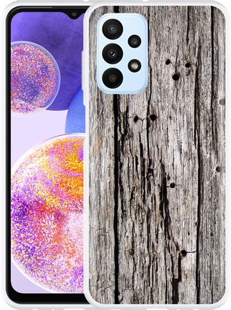 Cazy Hoesje Geschikt Voor Samsung Galaxy A Oud Hout Bol