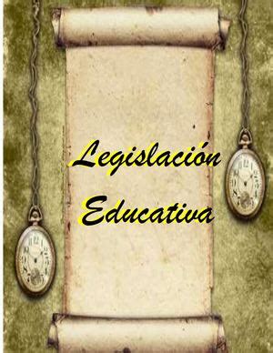 Calam O Legislaci N Educativa