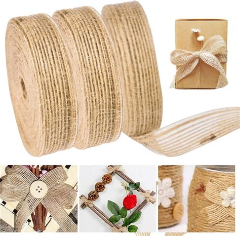 Juteband Rollen M Jute Geschenkband Nat Rliche Satinband