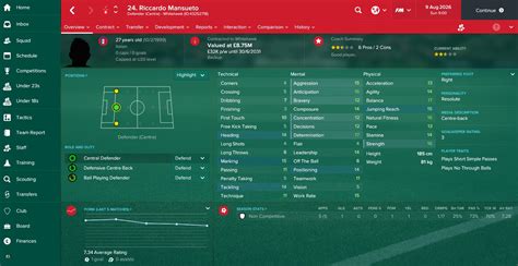 Riccardo Mansueto Fm17 Football Manager 2017 Fm Scout