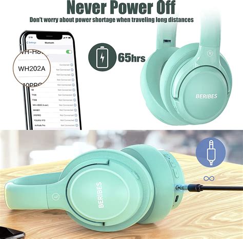 Bluetooth Wireless Headphones Over Ear 65h Playtime And 6 Eq Music Modes With M Ebay