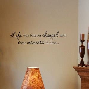 Life Was Forever Changed With These Moments in Time Vinyl Wall Decal ...