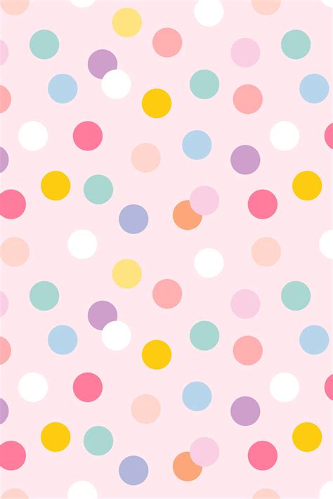 image  cute background  polka dot pattern  aum
