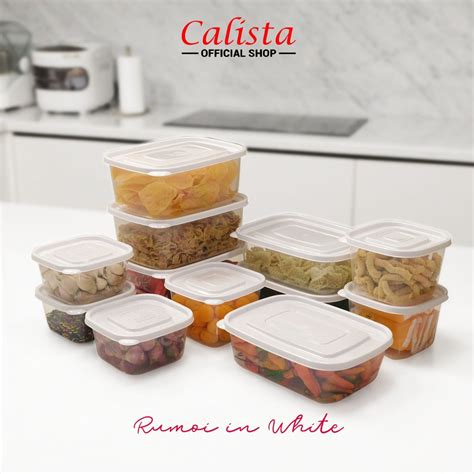 Jual FOOD CONTAINER KONTAINER PREP TOPLES PLASTIK CALISTA RUMOI BENING