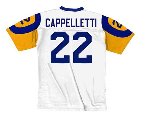 JOHN CAPPELLETTI | Los Angeles Rams 1978 Away Wilson Throwback NFL Football Jersey