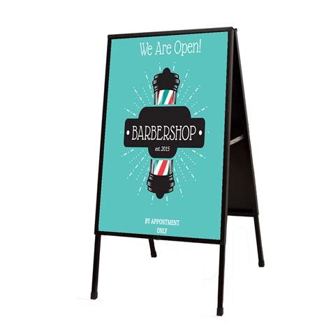 A Frame Sidewalk Sign Black 24w X 36h The Global Display Solution™