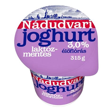 Nádudvari Élőflórás laktózmentes joghurt 3 315 g Webáruház 339 Ft