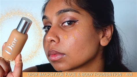 Dior Backstage Face Body Foundation In W Youtube