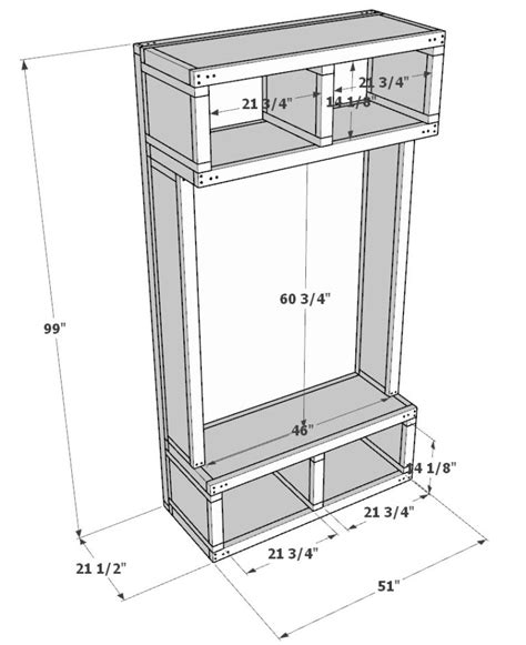 Simple Diy Mudroom Bench And Storage Plan Diy Projects Plans