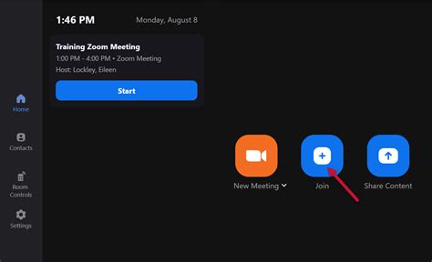 Joining Or Starting A Zoom Meeting In A Zoom Room Ccacs Help Center