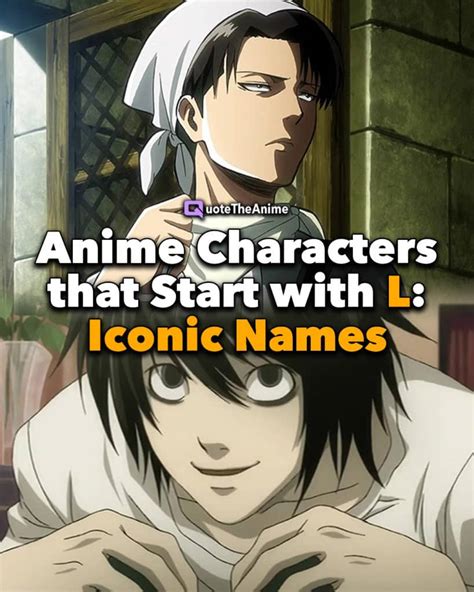 Top L Anime Character Best In Cdgdbentre