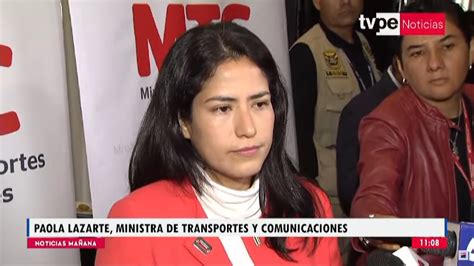 Ministra Lazarte Sobre Colectivos No Estamos De Acuerdo En