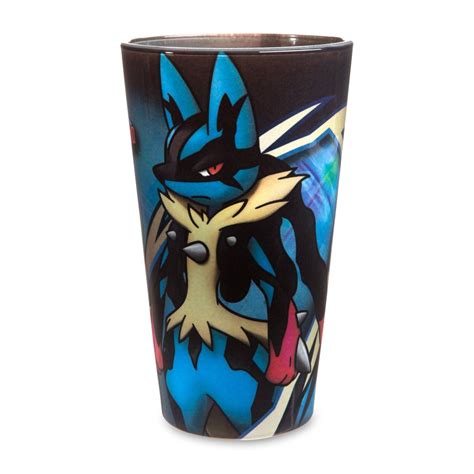 Mega Lucario Mega Mayhem Glass Tumbler Pokémon Center Official Site