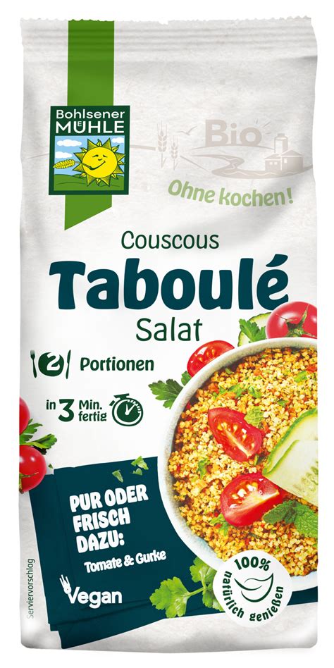 Bohlsener Mühle Bio Couscous Taboulé Salat 165g online kaufen