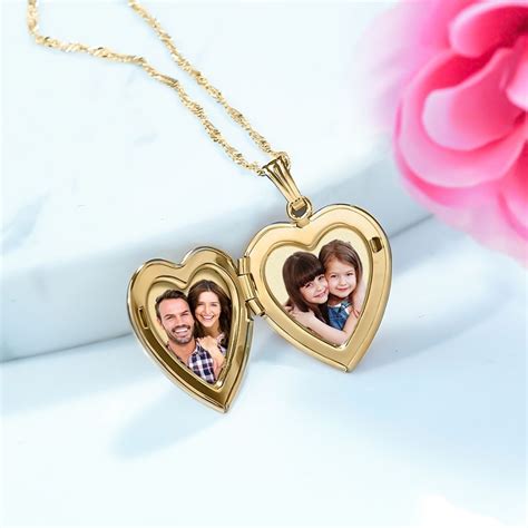 14k Gold Filled Heart Baby Locket Yellow Gold Lockets Lockets