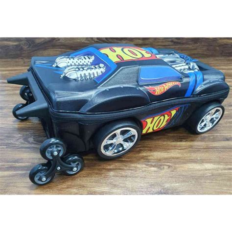 Mochila 3D Rodinhase Hot Wheels Night Shifter Infantil em Promoção