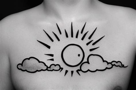 Cloud Tattoo Designs Chest