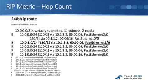 Cisco Routing Protocol Metrics Tutorial Flackbox