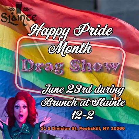 Pride Month Drag Brunch Peekskill Exurbanist