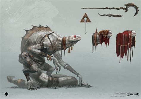 ArtStation - Serpent people, Loïc Muzy