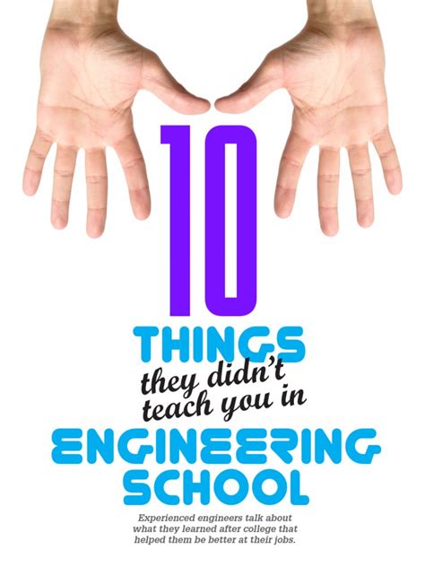 10 Things They Didnt Teach In Engineering School Pdf Engineering