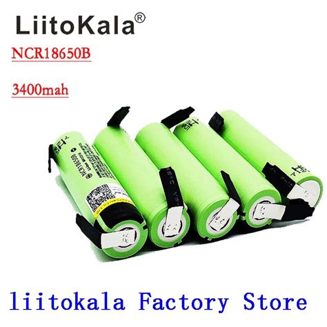 Liitokala Batterie Rechargeable Au Lithium Feuille De Nickel Souder