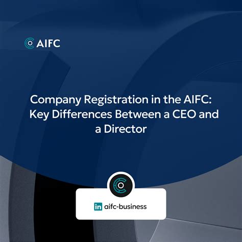 Director And Ceo What Is The Difference Aifc